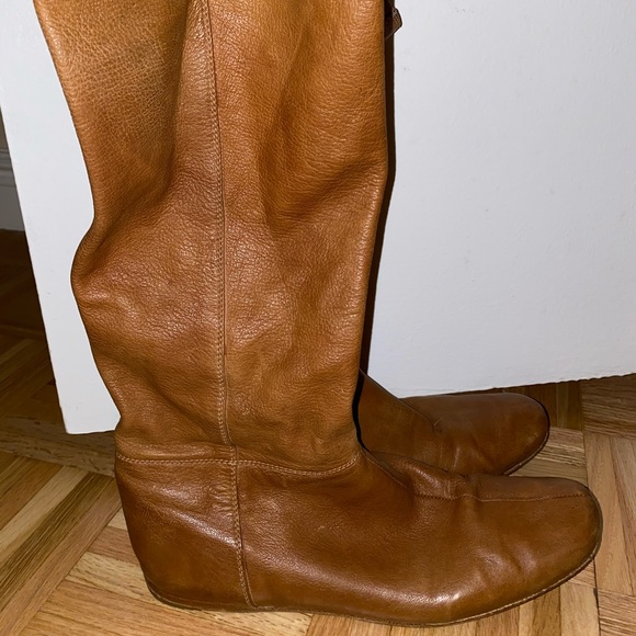 Prada Brown Leather Slouch Boots size 9.5 - Picture 8 of 16